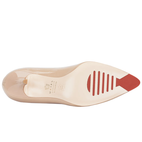 Ari Sandy Beige Patent